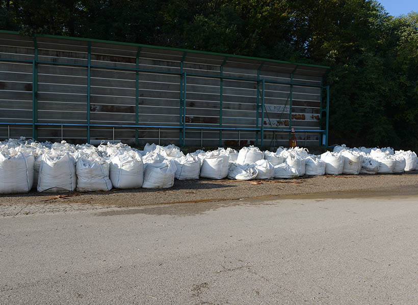 Smaltimento rifiuti in big bags